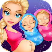 Mommy's Newborn Baby Twins