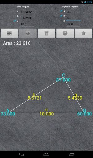 【免費工具App】Universal Triangle Solver-APP點子