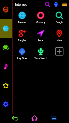 【免費個人化App】Neon Colors for Smart Launcher-APP點子