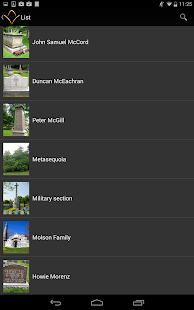 Mount Royal Cemetery Geoguide Screenshots 1