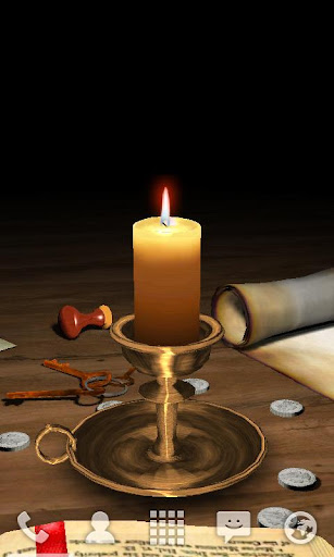 3D Melting Candle Live Wallpaper v1.6