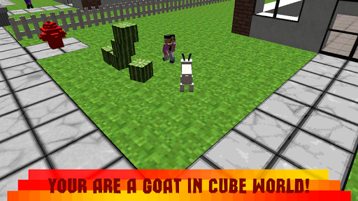 【免費模擬App】Cube World: Goat Simulator-APP點子