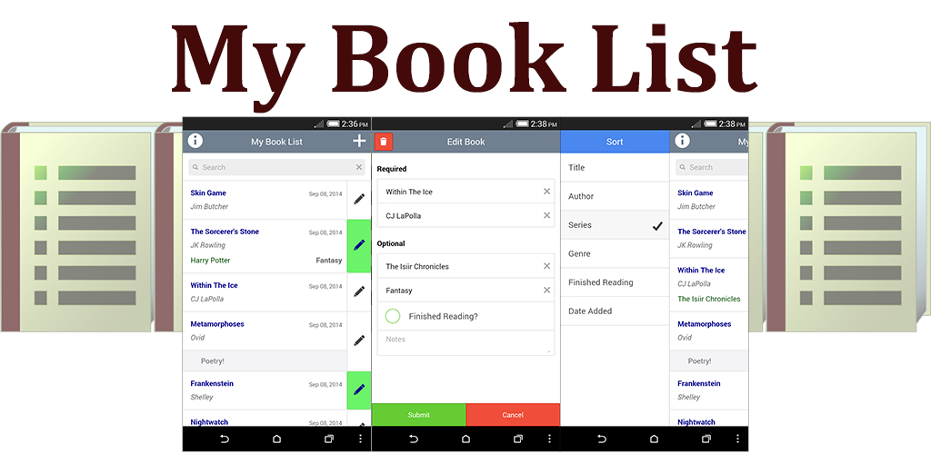 My book list. My book list