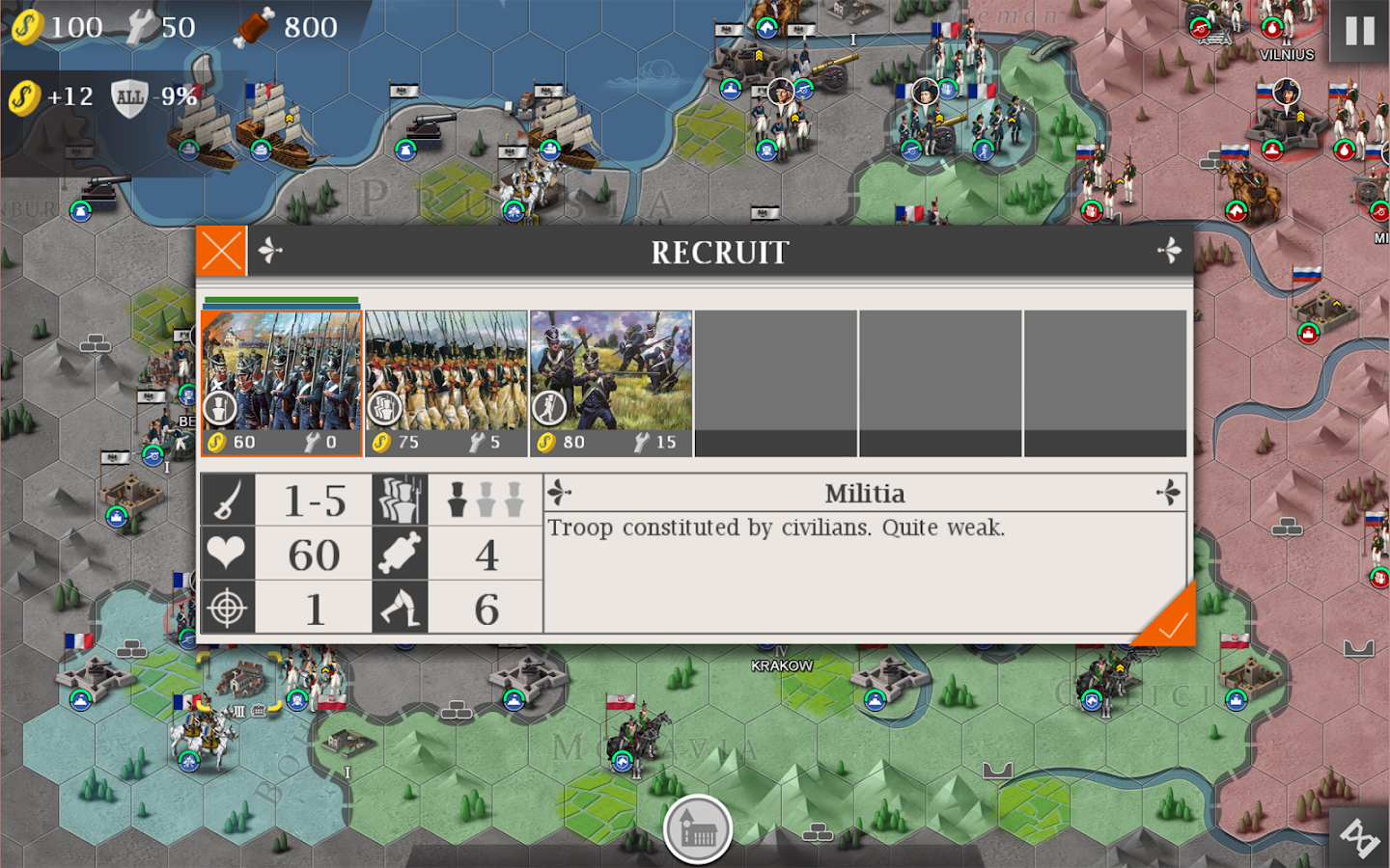 European War 4: Napoleon - screenshot