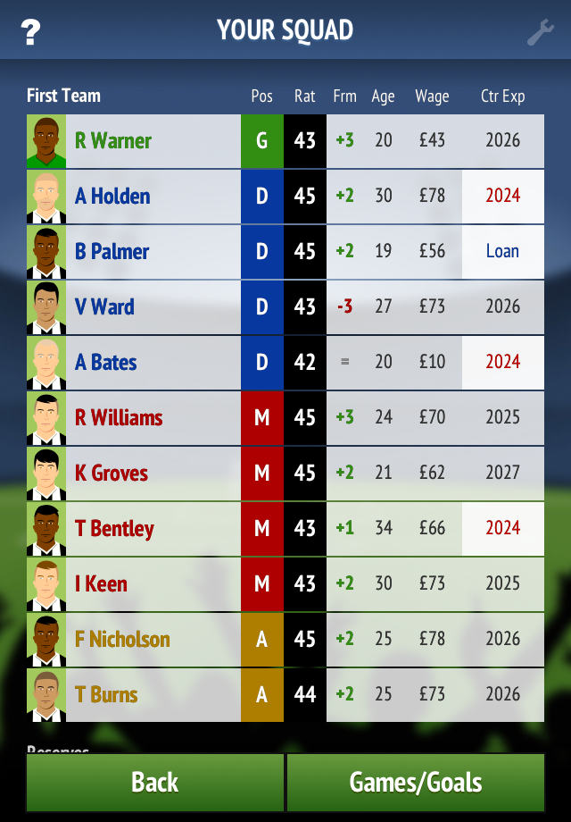Football Chairman Screen 2