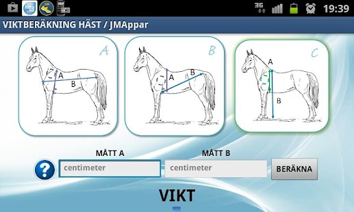 Viktberäkning Häst Screenshots 4