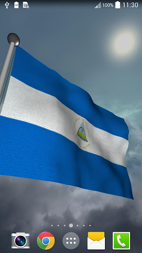 Nicaragua Flag + LWP