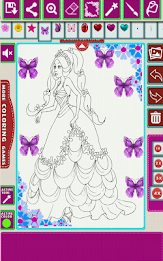 Princess Coloring Book poster 3