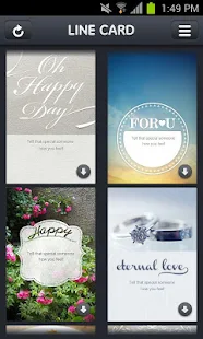 LINE Card - screenshot thumbnail