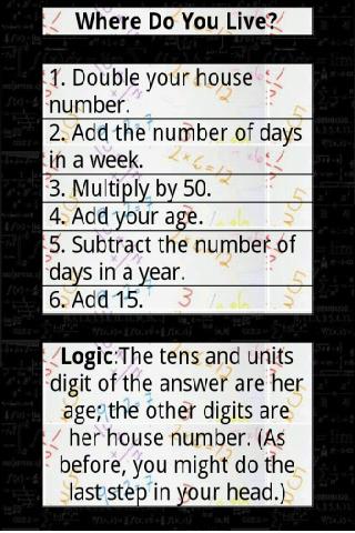 Mathematical Tricks