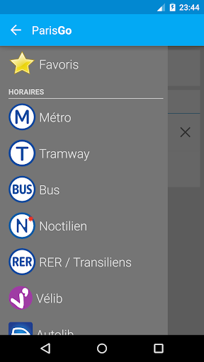 ParisGo horaires