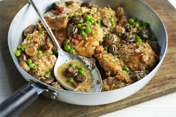 Chicken and mushrooms