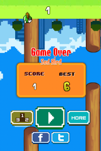 Free Download Sad Bird - clappy upside down APK for Android