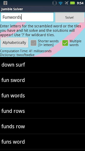 【免費工具App】Jumble Solver-APP點子