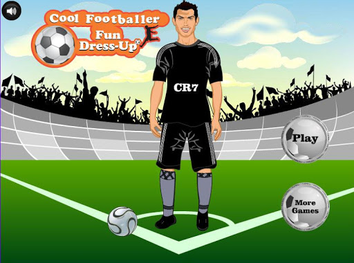 Cool Footballer Fun Dressup