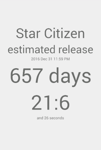Star Citizen Countdown