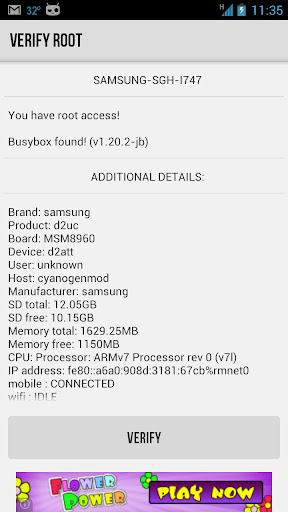 Verify Root