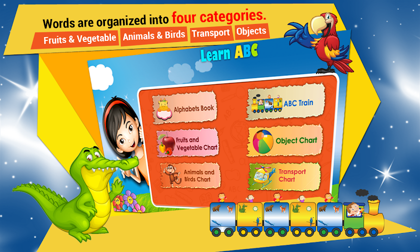 Kids Learn ABC Train Screen 3