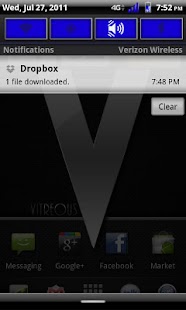 How to mod Vitreous Blue Theme for CM7 lastet apk for bluestacks