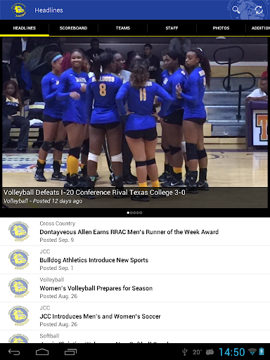 【免費運動App】Jarvis Christian Bulldogs-APP點子