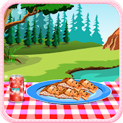 Grilled fish cooking games  Icon