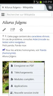 Navigateur web Firefox - screenshot thumbnail
