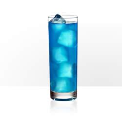 blue curacao with pineapple juice