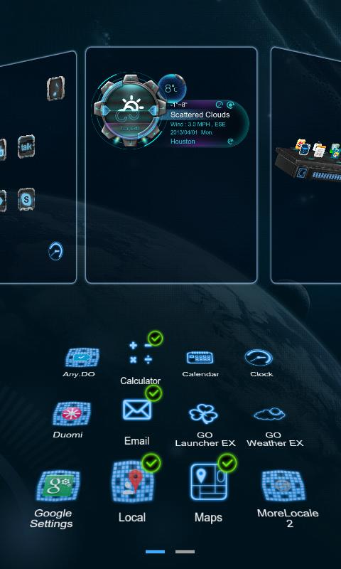 Theme Android 3d