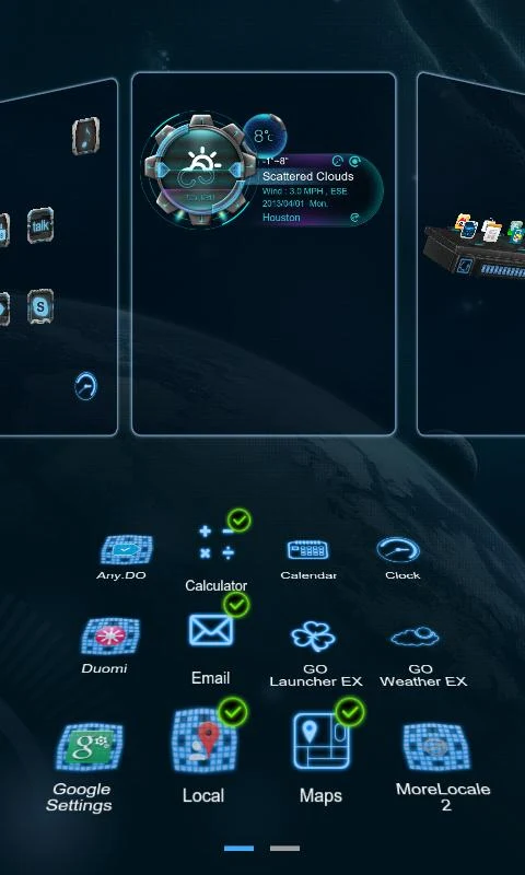 Future  Next Launcher 3D Theme - screenshot