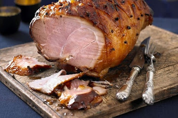 Apricot & ginger ham