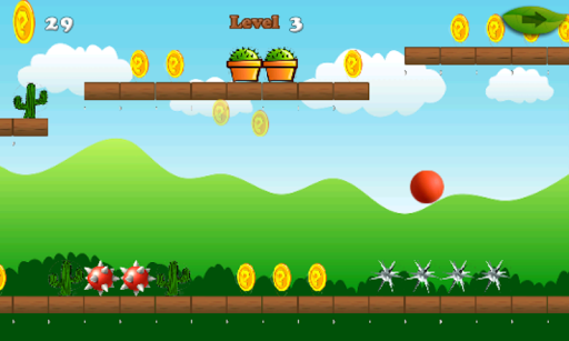 【免費冒險App】Red Bouncing Ball Adventure-APP點子