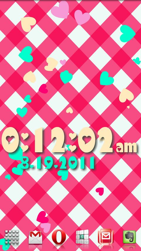 Android application Heart Flow! Live wallpaper screenshort