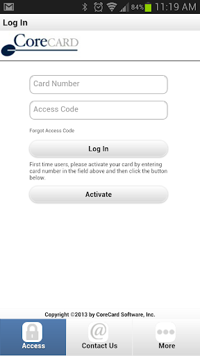 CoreCard Mobile SelfService