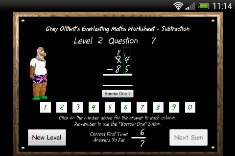 EMW - Subtraction Screen 3