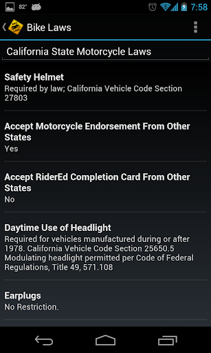 【免費旅遊App】Bike Laws - US Motorcycle Laws-APP點子