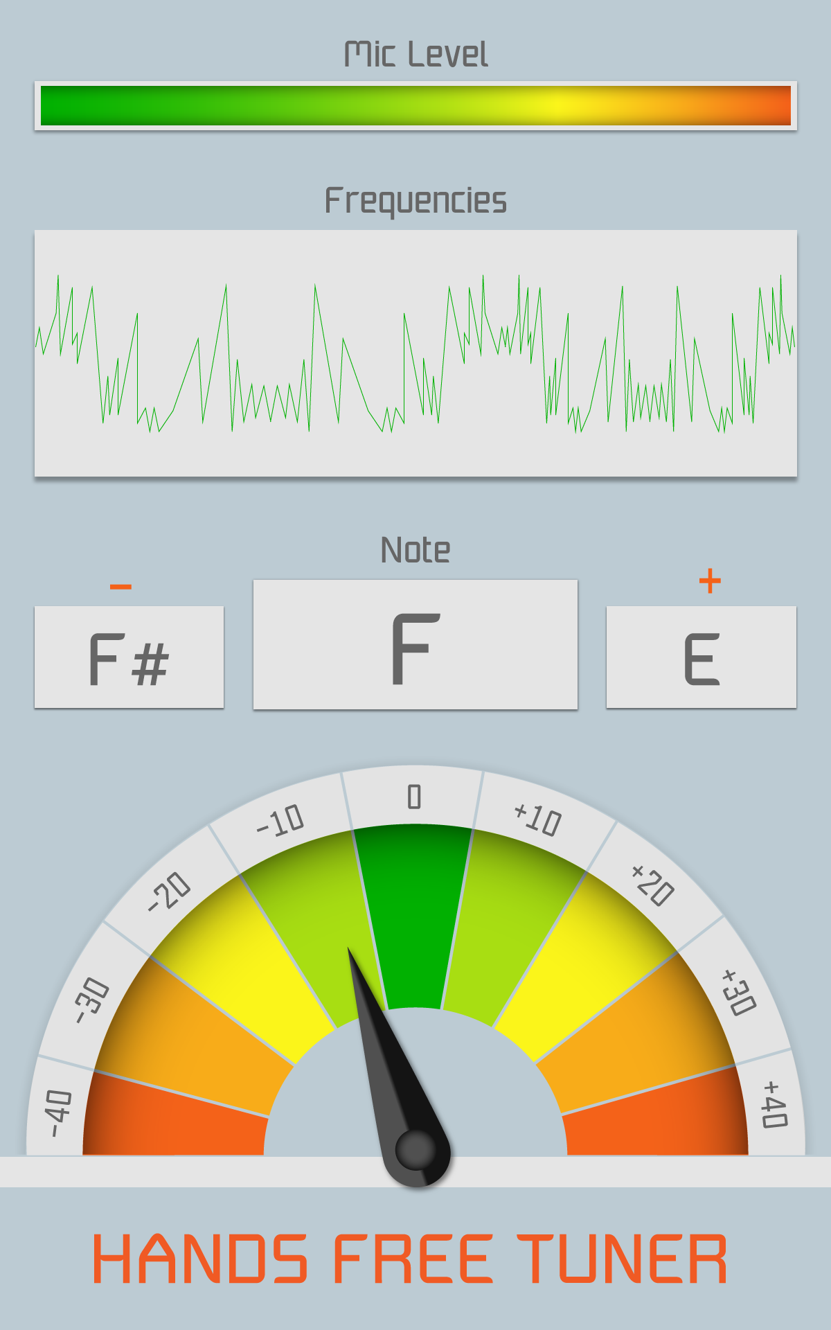 Android application Guitar Tuner screenshort