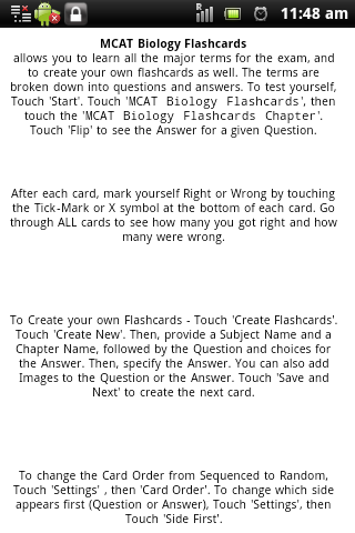 【免費教育App】MCAT Biology Flashcards-APP點子