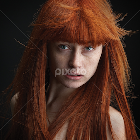 Redhead by Anatol Misnikou - People Portraits of Women
