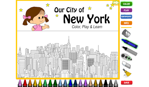 New York Color Play and Learn