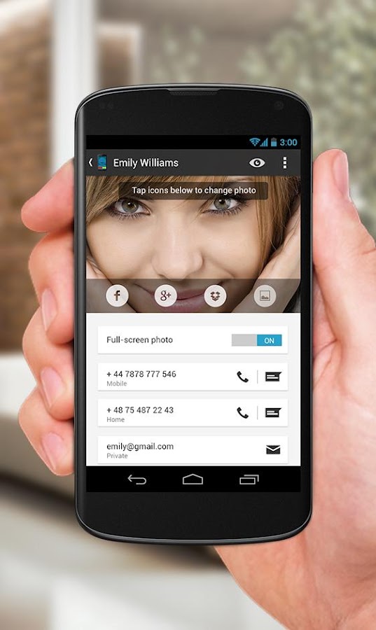Full Screen Caller ID - BIG! - screenshot