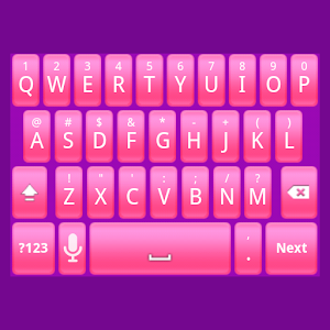 Pink & Purple Keyboard Skin