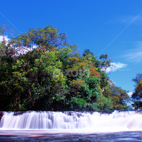 Pangar cascade in the village segonde by Erich Delapan - Landscapes Forests