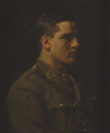 Portrait of Lieutenant John (Jack) Longstaff by his father John Longstaff