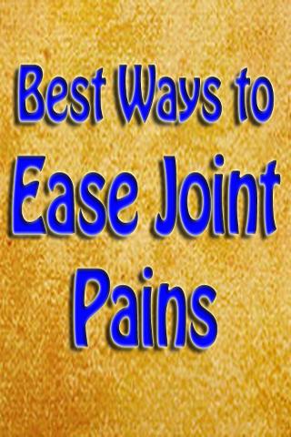 【免費健康App】Best Ways to Ease Joint Pains-APP點子