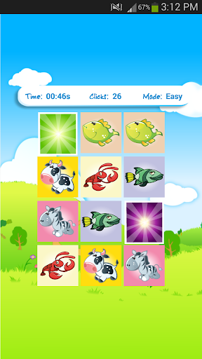 Memory Game Match Objects