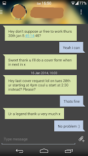 Download EvolveSMS Dark Holo Green/Blue APK for Android