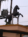 Black Stallion Statue