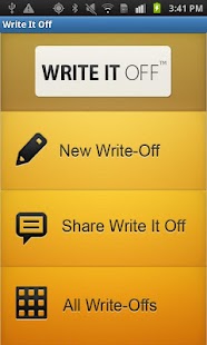 Write It Off App