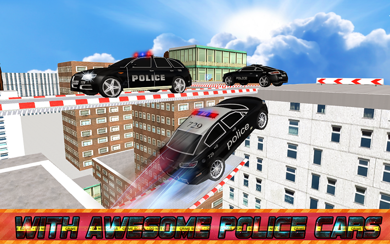    Police Roof Car Jump & Stunts- screenshot  