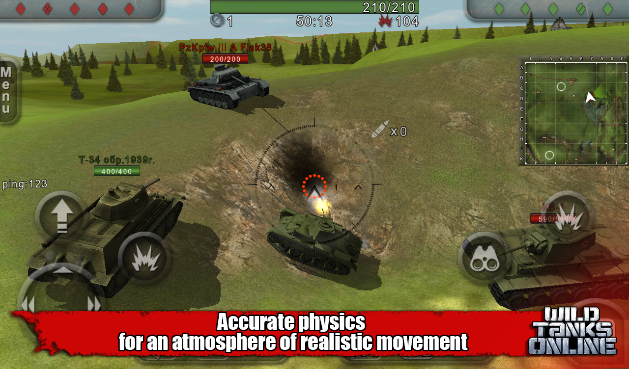 Wild Tanks Online - screenshot